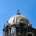 MEX CDMX MexicoCity 2019MAR28 034  The church tilts significantly to one side due to being constructed of stone of two different weights. : - DATE, - PLACES, - TRIPS, 10's, 2019, 2019 - Taco's & Toucan's, Americas, Central, Day, March, Mexico, Mexico City, Month, North America, Thursday, Year